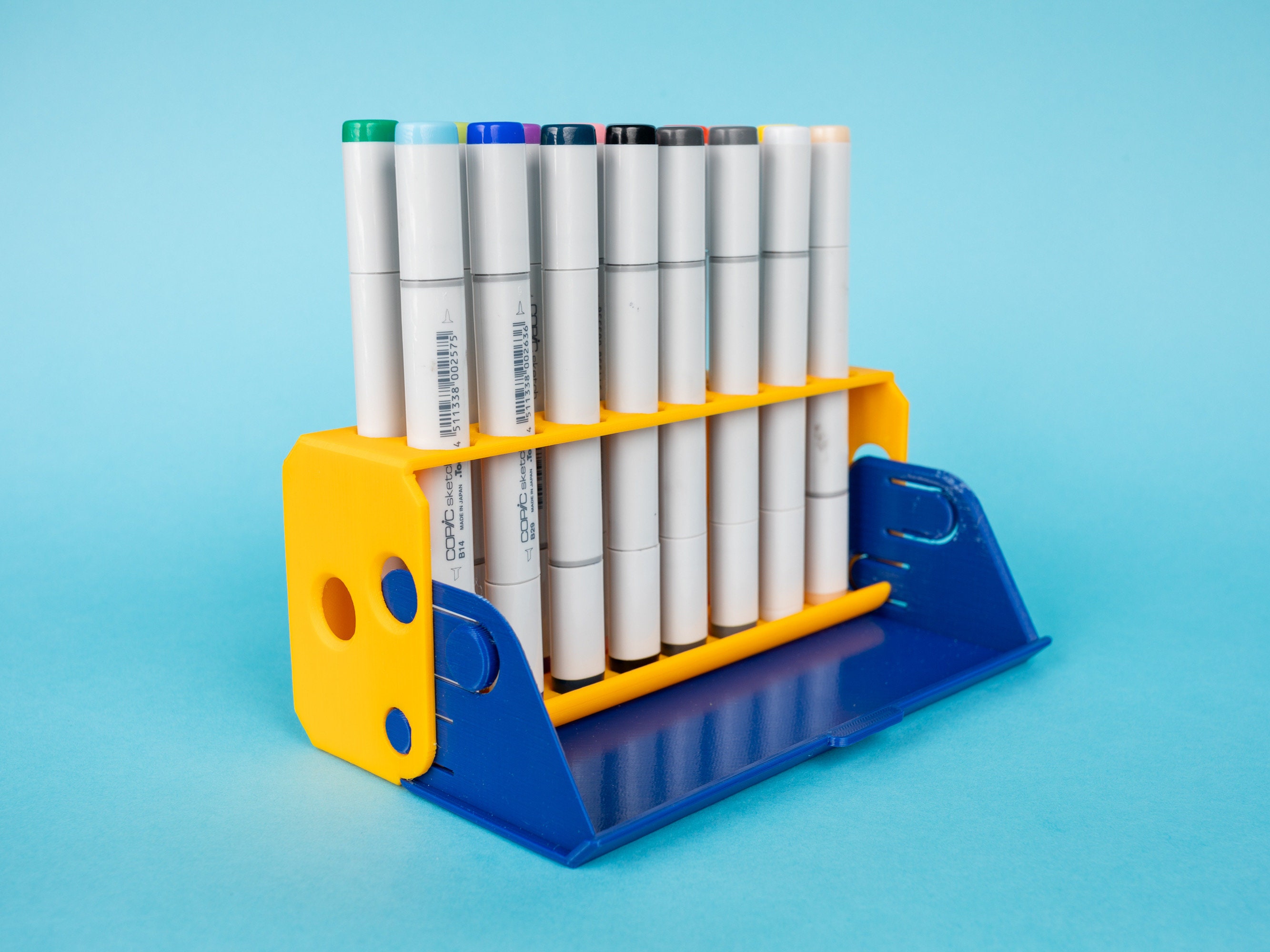 3D Print STL File Only Crayola Marker Holder Organizer Kids Broad Tip 