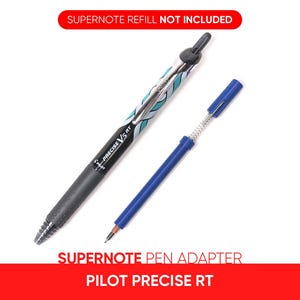 May include: A blue pen adapter for the Supernote pen. The adapter is designed to work with Pilot Precise V5 RT pens.  Supernote refill not included.