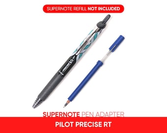 パイロット プレサイス RT アダプター (スーパーノート用) • パイロット プレサイス V5 RT および V7 RT ゲルペンと互換性あり