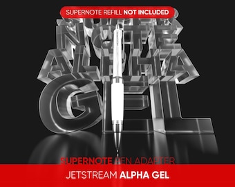 ジェットストリーム アルファゲル アダプター（スーパーノートリフィル用） • ジェットストリーム アルファゲルペンとスーパーノートリフィルは付属しません