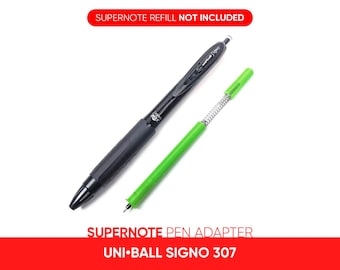 Uniball 307 Adapter for Supernote • Compatible with Uniball Signo 207 Gel Pens • Convert your Uniball 207 or 307 into Supernote digital pen