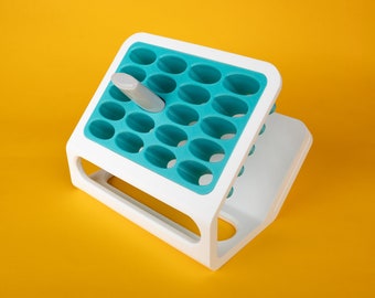Holder for COPIC WIDE Markers • 20 Slot Marker Organizer • Multi-Colored Art Marker Storage Display
