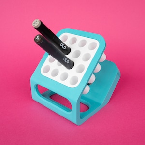 Marker Stand for OLO or similar • Multi-Colored Marker Storage Organizer, Display, Holder • 16 Marker Slots