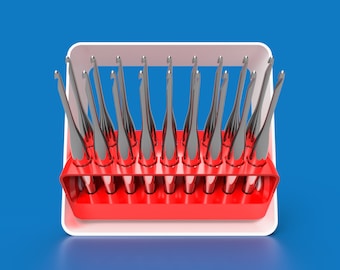 Furls Odyssey用フックオーガナイザー • パーソナライズされたかぎ針収納ケースディスプレイスタンド