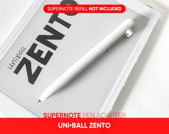 Uniball ZENTO Supernote用アダプター • Uniball ZENTOゲルペンと互換性あり • ZENTOをRatta Supernoteデジタルペンに変換します