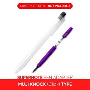 MUJI Knock Type Adapter für Supernote • Kompatibel mit MUJI Knock Type Stiften • Konvertieren Sie den MUJI Click-Stift in einen digitalen Ratta Supernote-Stift
