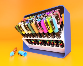 POSCA Marker Organizer • 1M, 3M, 5M • Personalized Paint Pens and Paint Marker Display Stand and Storage Holder