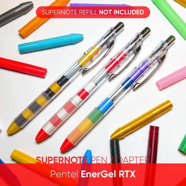 Adaptador Energel RTX para recarga Supernote • Compatible con bolígrafos Pentel Energel RTX