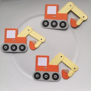 Kartenaufleger Topper/ Sticker Bagger 2 Stk.