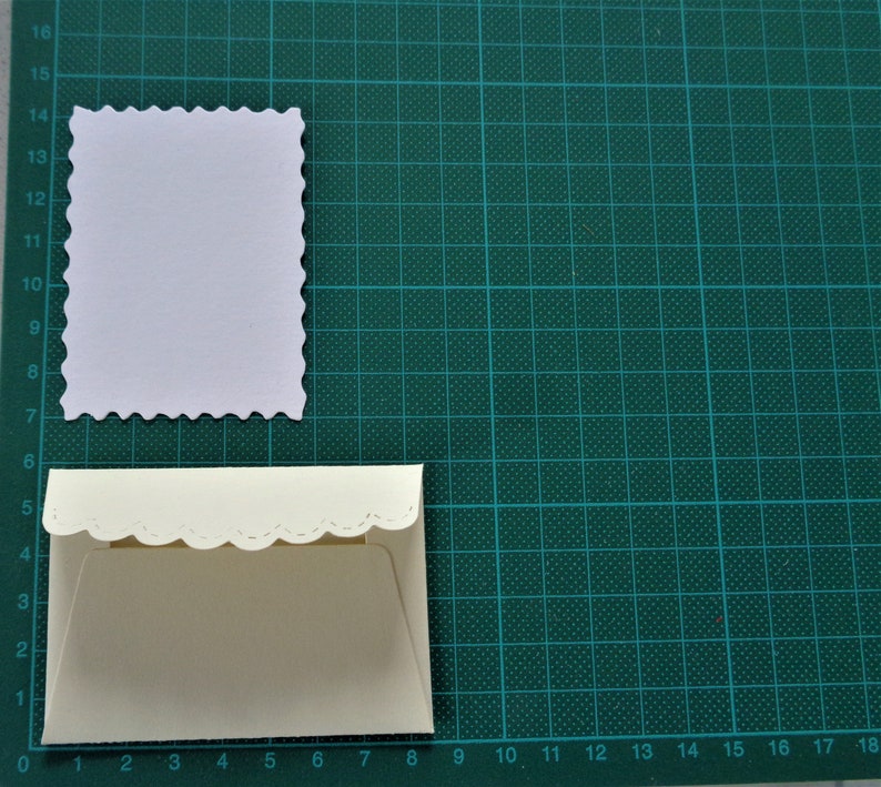 Umschläge 10 kleine Briefumschläge mit Kärtchen Bild 2