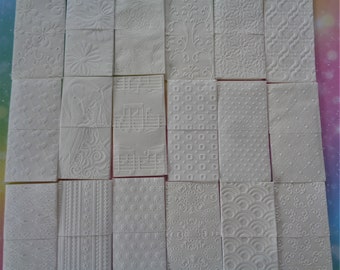10 Stk. Freudentränen Taschentücher geprägt zur Hochzeit, Auswahl
