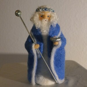 King Winter, Waldorf, Winter King, Father Frost, doll, seasonal table, snow,