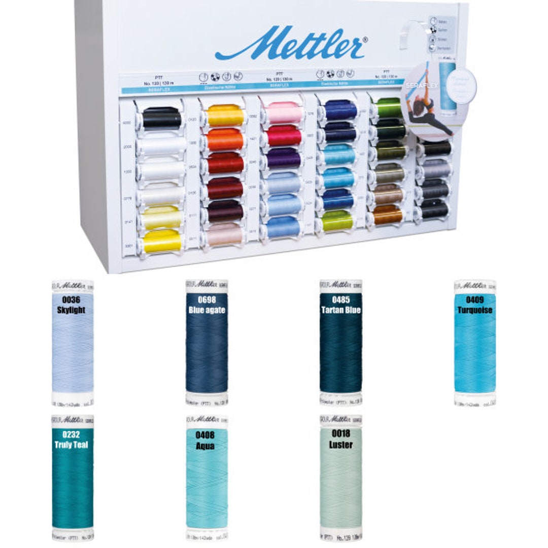 Hilo De Coser Seraflex 130 M 0 03 Euros metro Turquesa Azul Azul 
