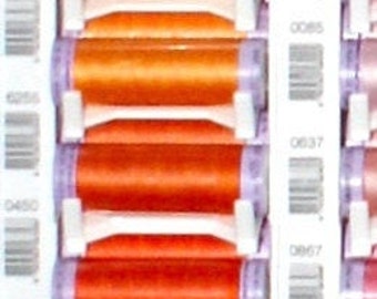 Nähgarn, Quiltgarn, orange, 150m (0.03Euro/m), Baumwolle, Stickgarn, Silk Finish Cotton 50,