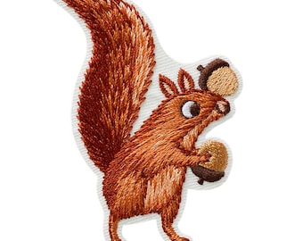 Squirrel, Ironing Picture, Animal, Patch