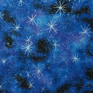 0.5 m, space, sky, fabric, blue/purple/silver