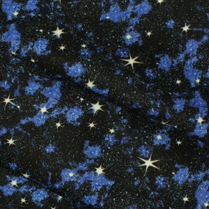 0.5 m sky, star, space fabric