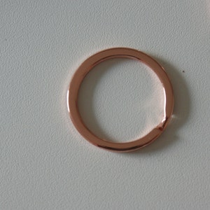 1 Stück, Schlüsselring 25mm Farbe rosègold, Metall Bild 1