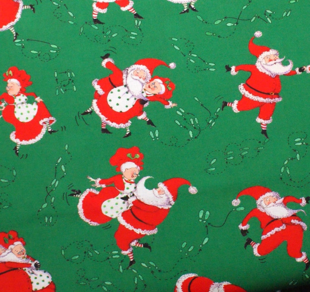 Stoff Weihnachtsmotive 50cm grün Etsy.de