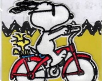 Peanuts© Ironing Picture, Snoopy / Bicycle