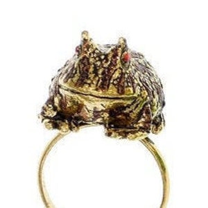 Custom Made Horned Frog alloy metal ring B