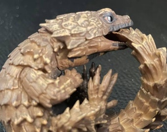 Japan Armadillo Girdled Lizard PVC figurine figure model