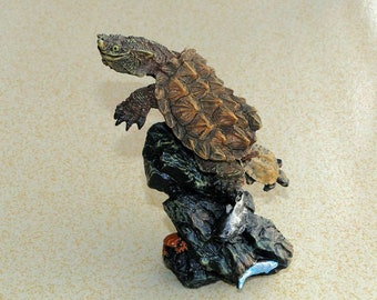 Resin Polyresin Mata Mata Turtle Tortoise Model Figurine Figure