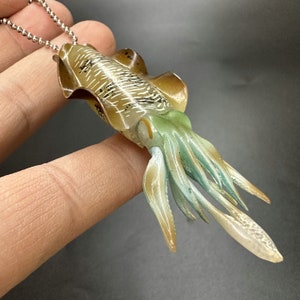 Japan Squid fish fishing PVC mini figurine Figure model keychain