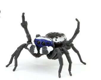 jumping spider plush backpack