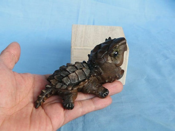 Super Q Alligator Schnappschildkrote Schildkrote Harz Modell Etsy