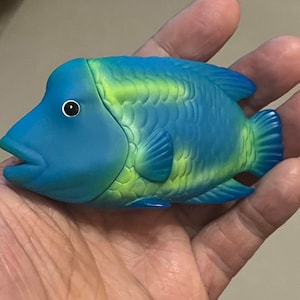 Japan Humphead wrasse fish PVC hollowed figure model toy