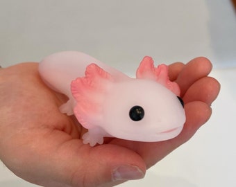 Japan Axolotl Salamander Reptile PVC hollowed figure model toy