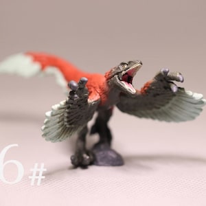 Japan Jurassic World 3 Pyroraptor Raptor dinosaur PVC Figure Model