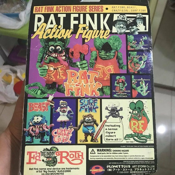 Japan Ed Roth Edroth Planet Toys Planettoys Rat Fink Action Etsy