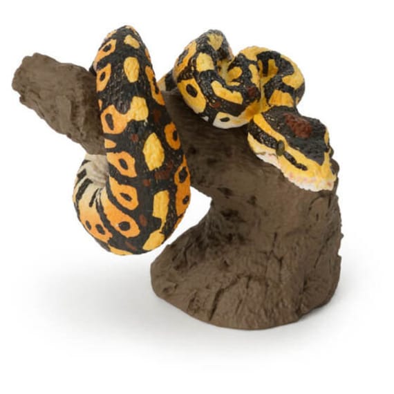 Japan Ball Python Snake Mini Figure Figurine Model With Stand 