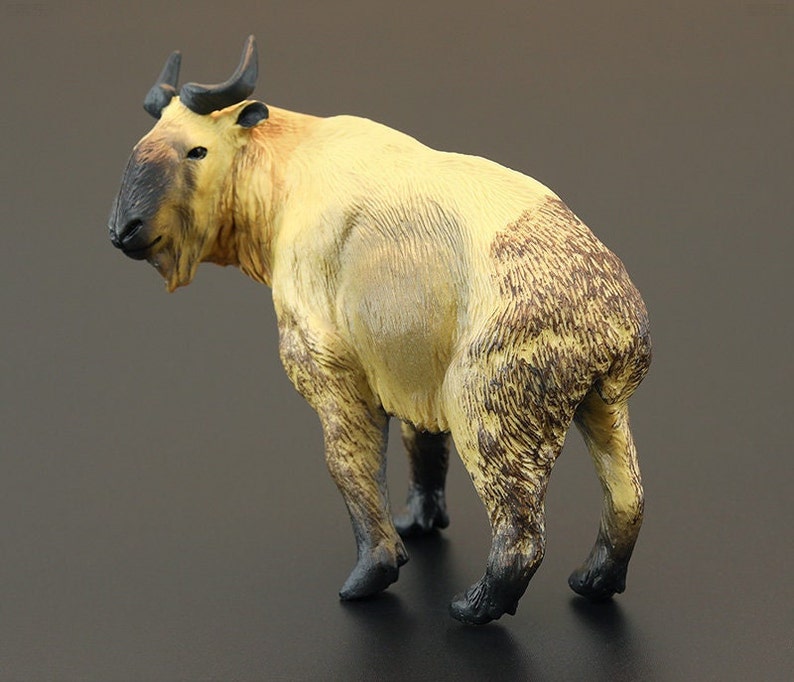 Takin cattle chamois animal PVC model figure figurine image 1