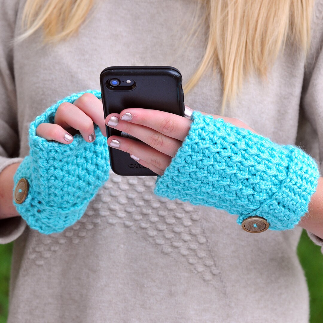 Aqua Wrist Warmers Fingerless Gloves Texting Gloves Moss Etsy