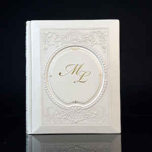 Personalized Leather Wedding Photo Album Handmade Gift Custom Unique Anniversary Gift Family Scrapbook Album