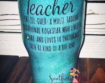 Teacher *Multi Tasking Rockstar* Stainless Steel Tumbler