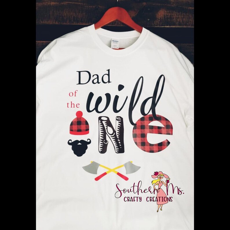 MOM / DAD of the Wild One Lumberjack Tee or Tank - Etsy