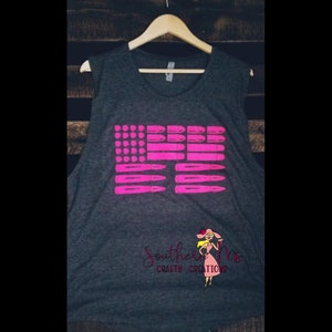 Bullet Ammo Flag  Tee or Tank