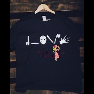 I LOVE Horror Movies  Tee or Tank