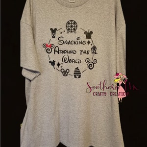 Snacking Around The World * Tee or Tank