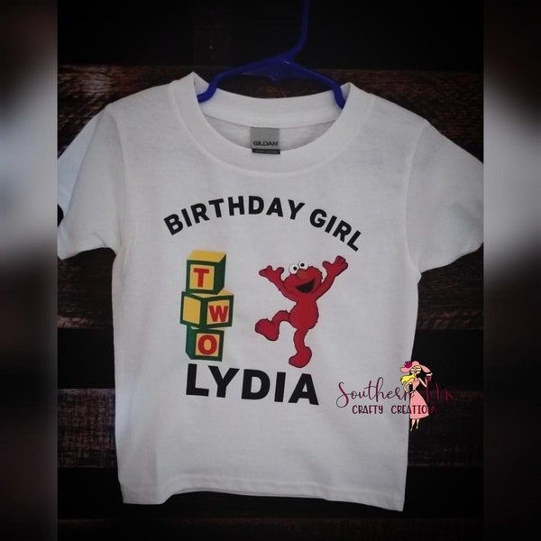 Birthday Girl/Boy * Elmo Theme Party * Youth Tee