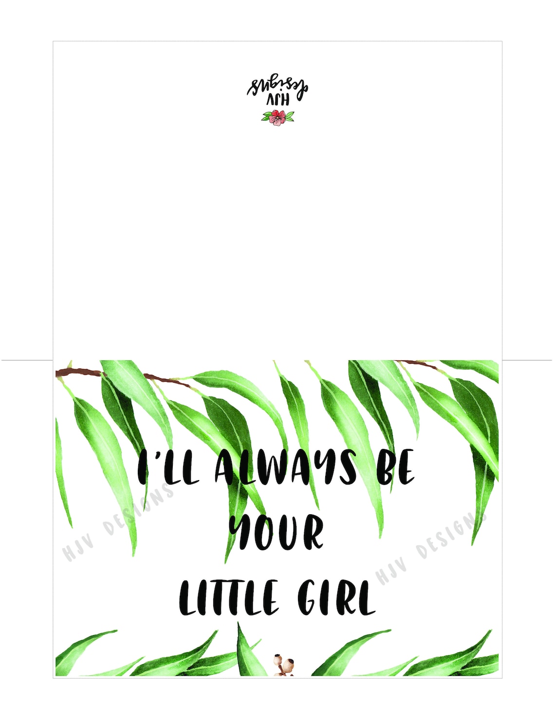 Always Your Little Girl Printable Card Digital Wedding Card - Etsy