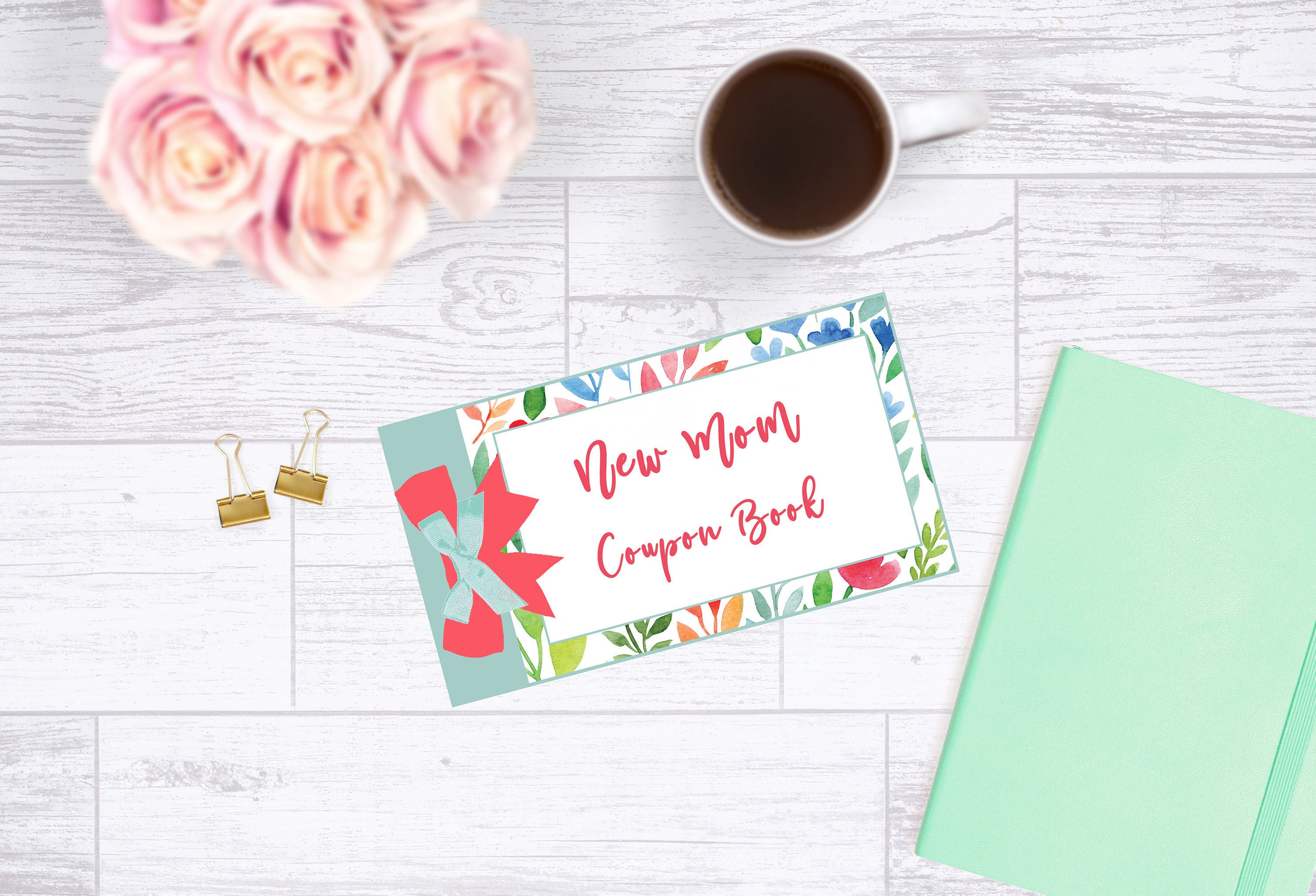 DIY Printable New Mom Coupon Book Baby Shower Gift Coupon Etsy