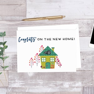 Printable New Home Congratulations Card Printable First Home - Etsy