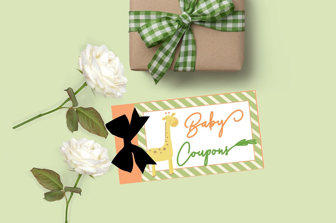 Baby Shower Coupon Book Baby Shower Game and Gift for Mom Etsy
