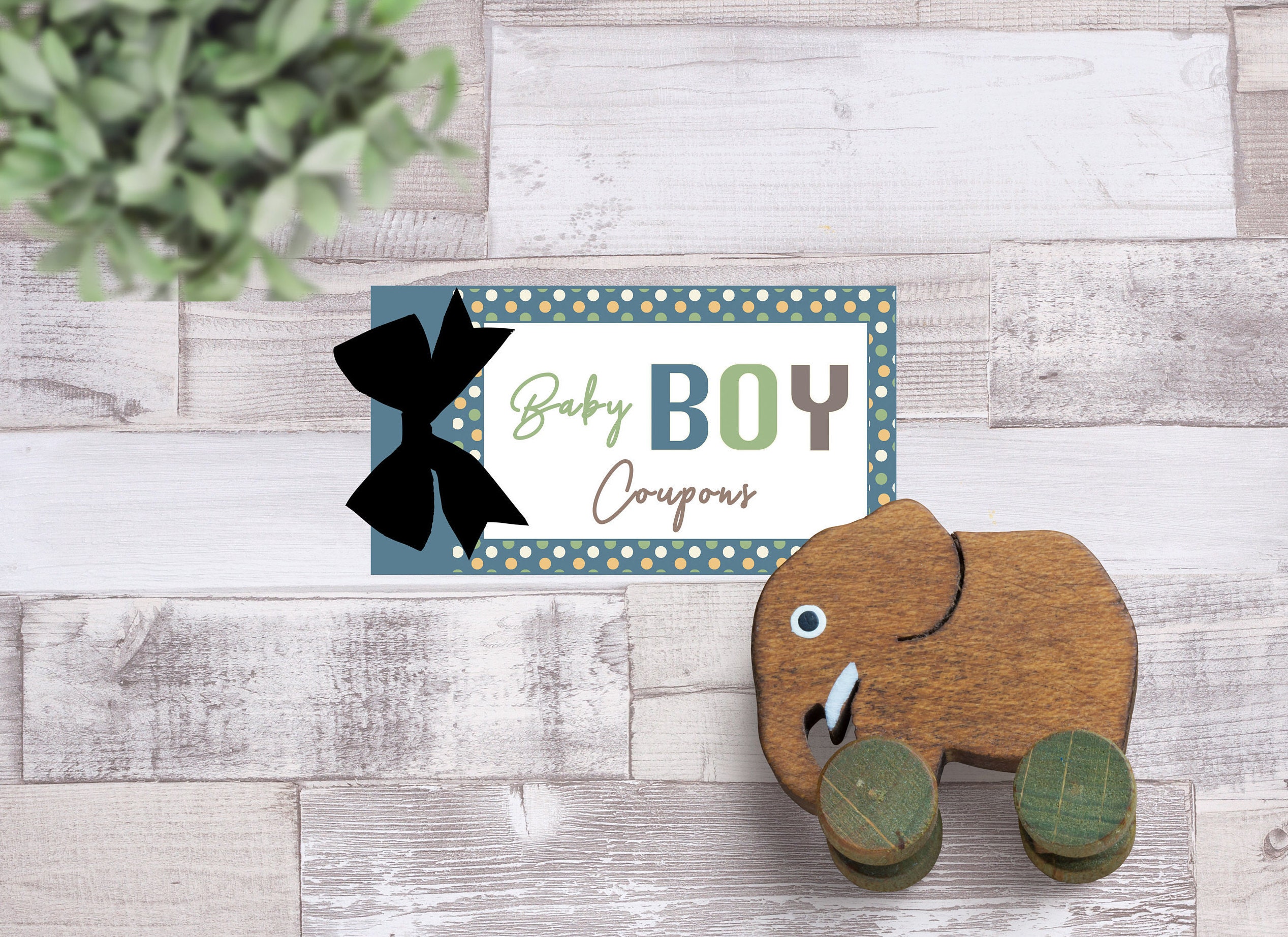 Baby Boy Shower Coupon Book Baby Shower Game and Gift for Etsy