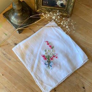 Embroidered handkerchief, handkerchief, handkerchief for women,embroidered vintage handkerchief, wedding handkerchief